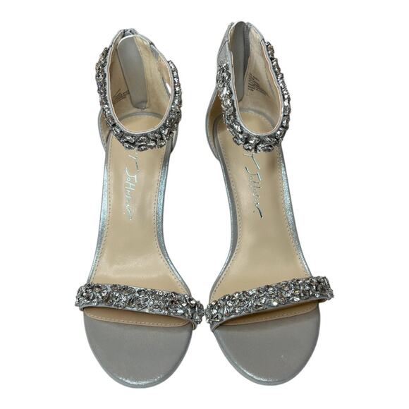 Blue by Betsey Johnson Angie Rhinestone Embellished Sandals Size 6.5 - Picture 9 of 9